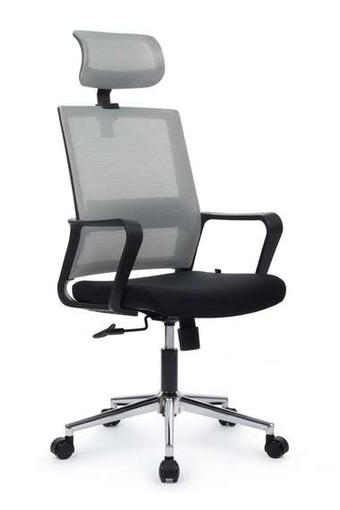 Кресло Mint RCH M1029HBE Серый/Черный