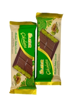 Дубайский шоколад с фисташковой начинкой и кадаифом (2шт)