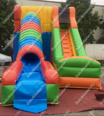 Надувная водная горка для бассейна «Красочный спуск» 12*6*6 м