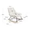 Кресло-качалка Marline, белое букле