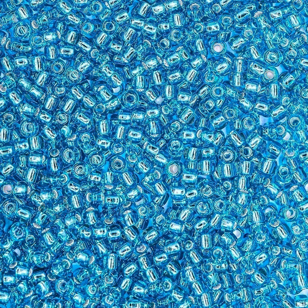 Японский бисер TOHO Round 11/0 (№23B), с внутренним серебрением, прозрачный