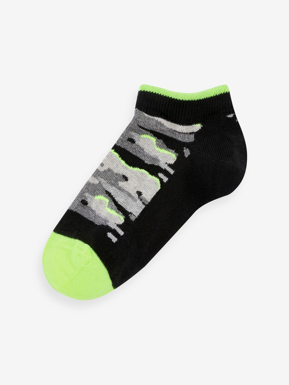 Носки хлопковые для мальчика Next 119-958, 7 шт., Черный