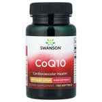 Swanson, коэнзим Q10, высокая эффективность, 100 мг, 100 капсул