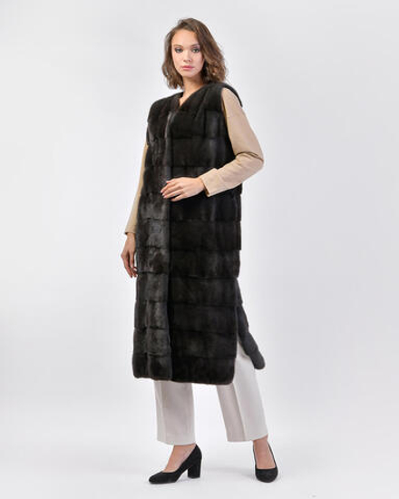 Жилет из меха норки