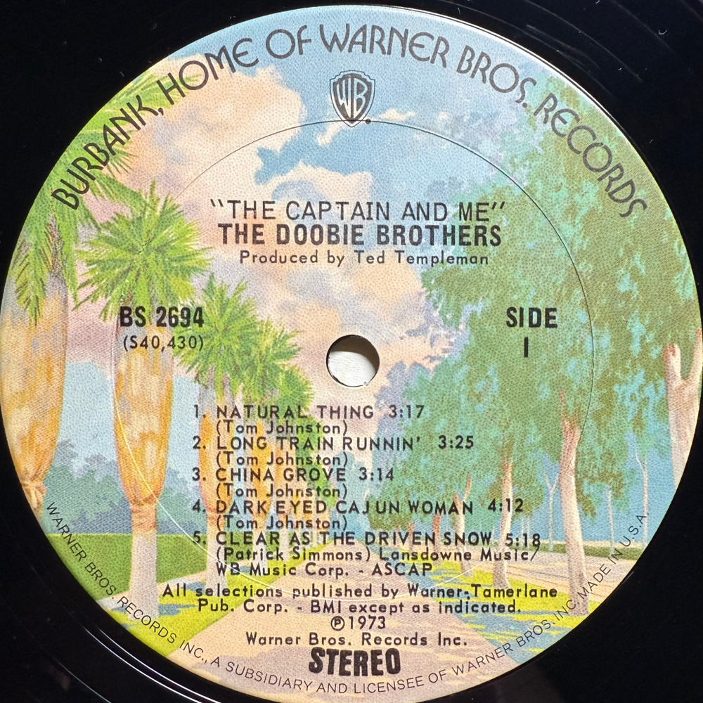 The Doobie Brothers ‎– The Captain And Me (США 1974г.)