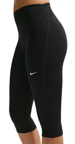 Леггинсы Nike Dri-Fit One High-Waisted Capri - black/white