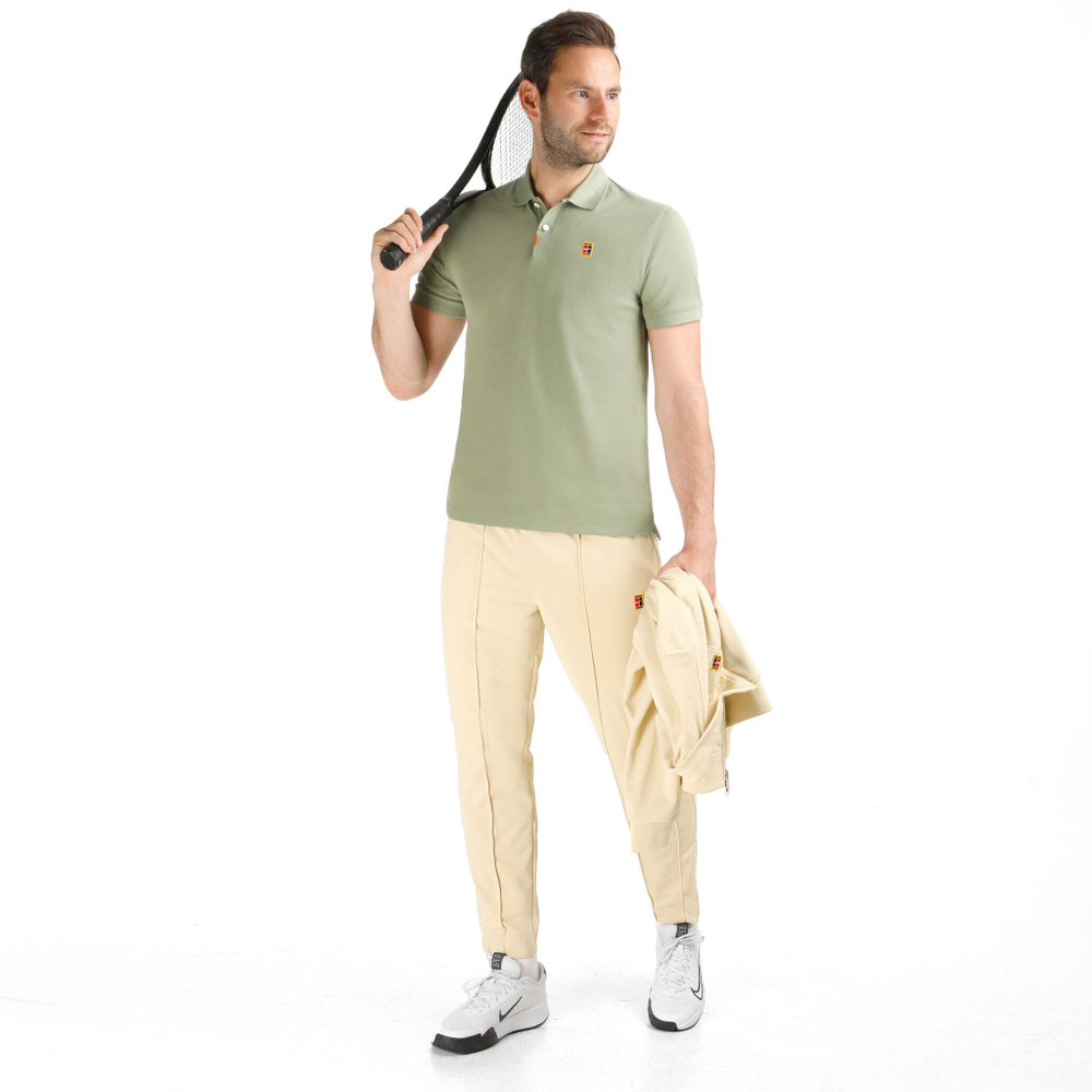 Мужское теннисное поло Nike Dri-Fit Heritage Slim 2 Polo Men - Sage