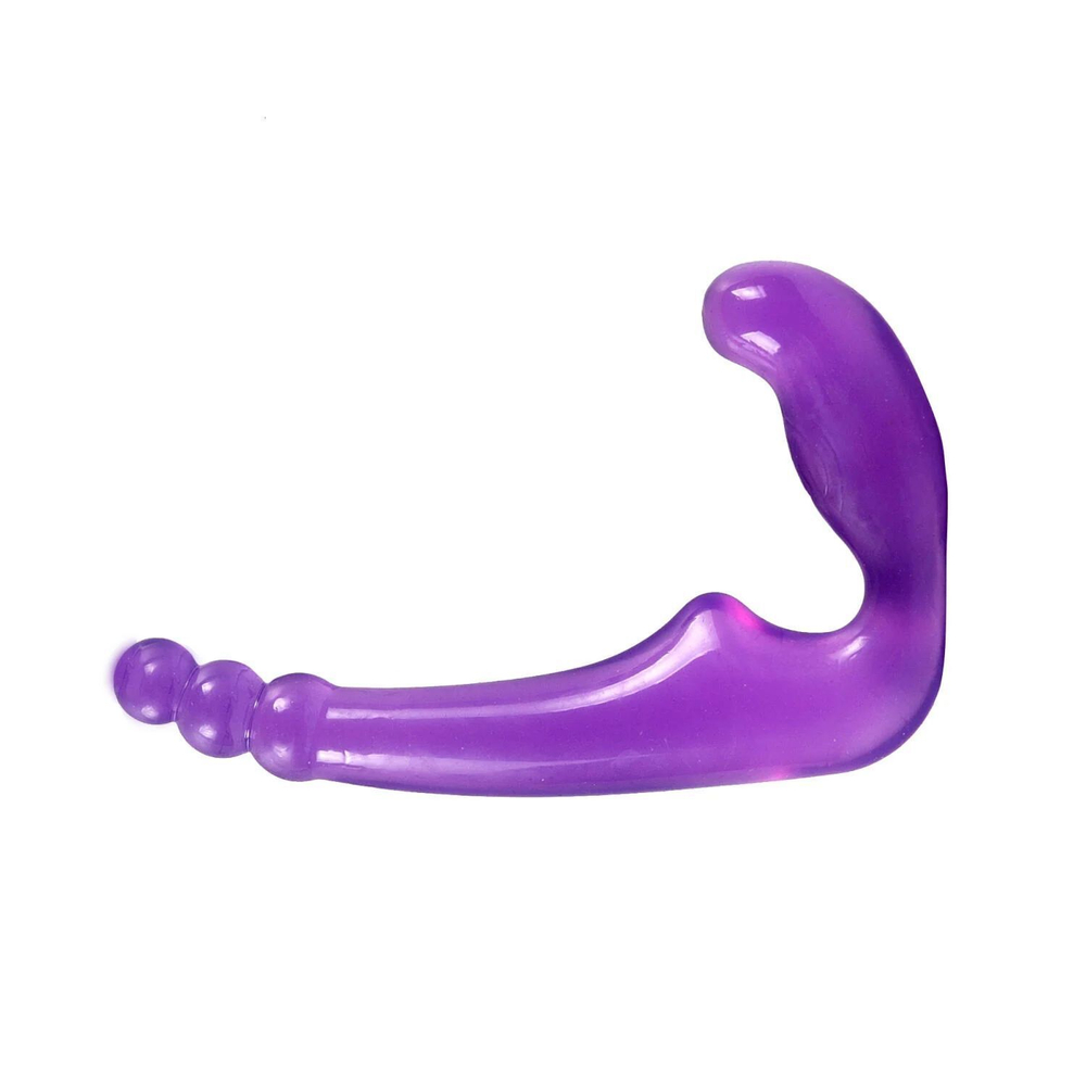 Фиолетовый безремневой страпон Galileo - 19 см. (Цвет: фиолетовый)