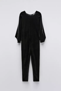 ZARA КОМБИНЕЗОН ДЛЯ КОСТЮМА «ВАМПИР», ЧЕРНЫЙ