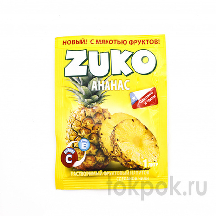 Растворимый напиток Zuko со вкусом ананаса, 25 гр