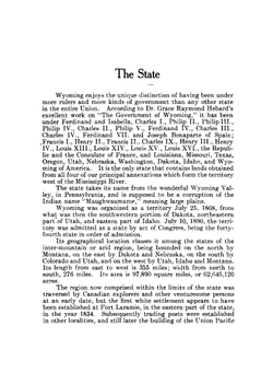 The State of Wyoming: A Book of Reliable Information Published by the Authority of the Ninth . | Wyoming Dept. of immigration