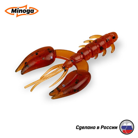 Силиконовая приманка "Minoga" JAGGER 3,0"(4шт) 75мм, 6гр, цвет 002