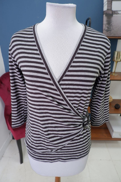 Лонг M&S в полоску 46 размер