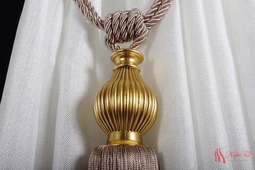 Подхваты-кисти для штор 2шт. лайт кофе