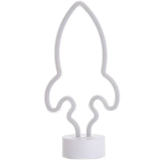 Светильник "Ракета" неон с USB