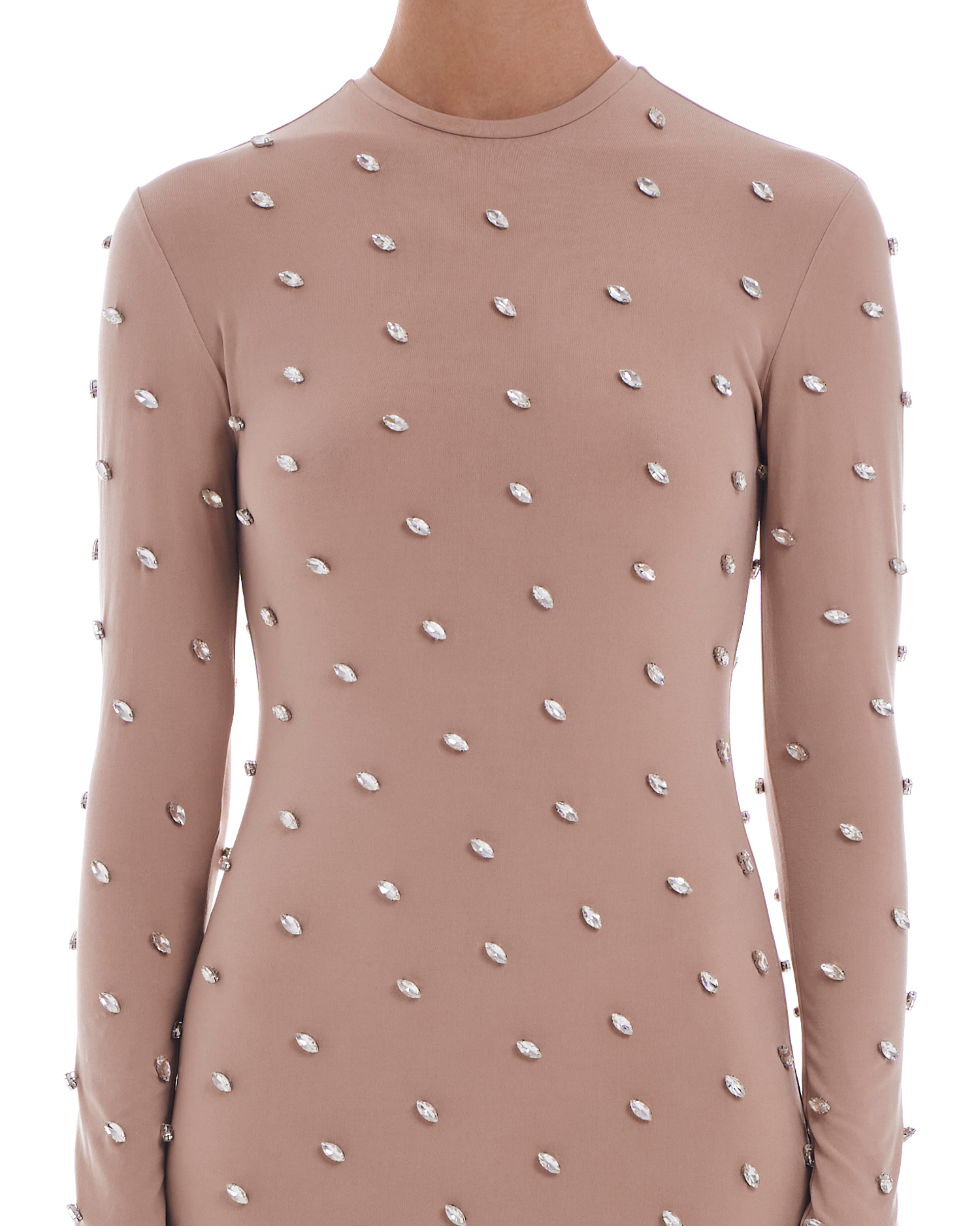 Платье Perlage (Перляш) полностью выш., беж