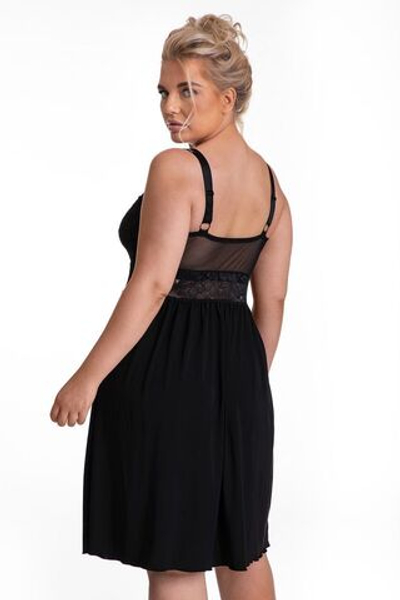 Сорочка Tjami с кружевным лифом (Размер: XXL) (Цвет: черный)