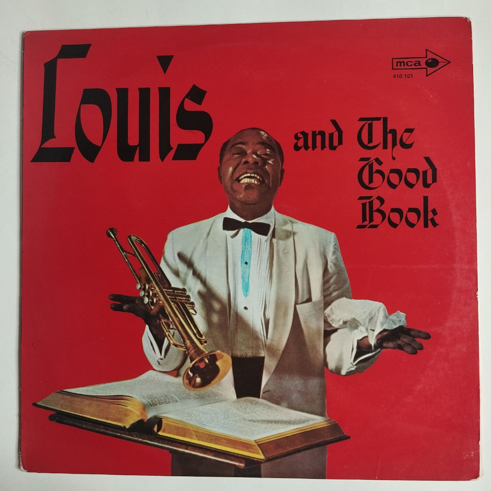 Винтажная виниловая пластинка LP Louis Armstrong And The All Stars With The Sy Oliver Choir Louis And The Good Book (France 1978)