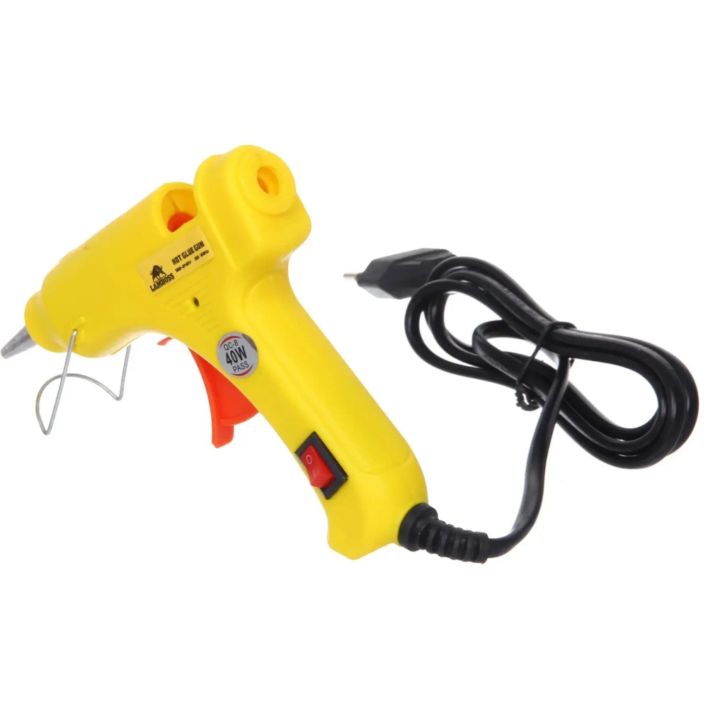 Пистолет клеевой Lamboss 40Вт, клеевые стержни 7мм