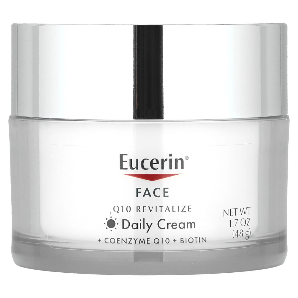 Eucerin, восстанавливающий дневной крем для лица с коэнзимом Q10, без отдушки, 48 г (1,7 жидк. унции)