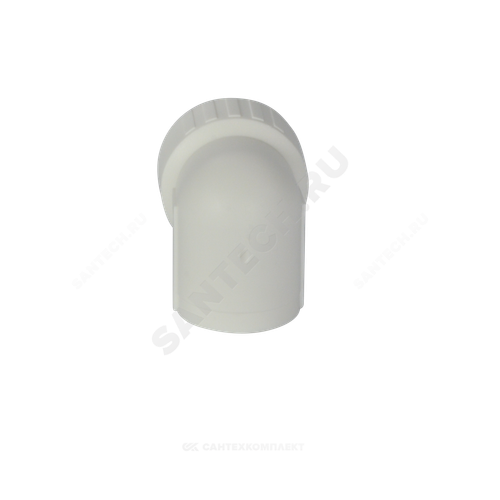 Угольник PP-R комбинированный под ключ белый Дн 40х1 1/4" ВР RTP (РосТурПласт) 31114