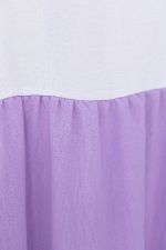 Платье Ветер перемен (бело-сиреневое) П13585-4М LT Collection