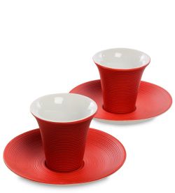 Love Drinks FD-21 Кофейный н-р на 2 перс. «Колумбия для двоих» красн