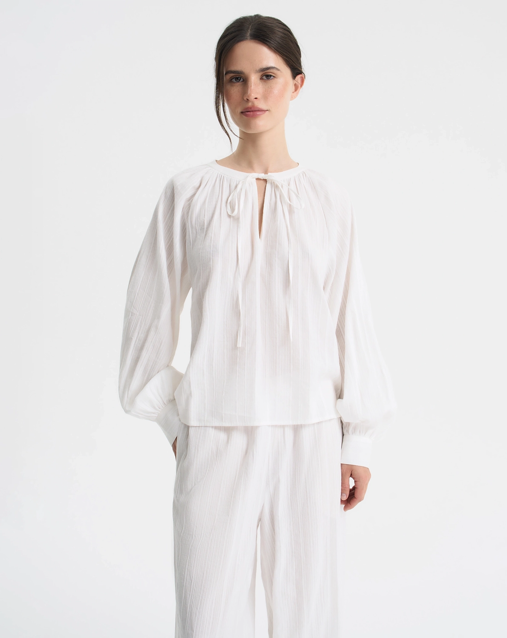 Блуза свободного кроя