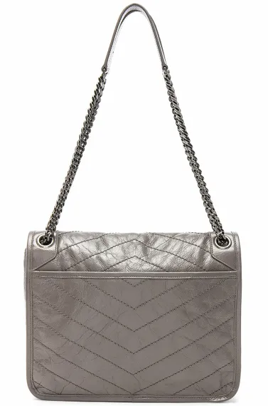 Сумка Saint Laurent Niki Medium серый