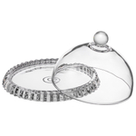 Блюдо сервировочное с крышкой 20*12см "Crystality"