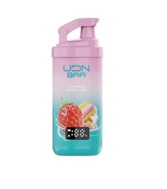 Одноразовый Pod UDN BAR X V2 - Strawberry Bubble Gum (7000 затяжек)