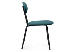 Стул на металлокаркасе Мареон катания ментол / черный матовый