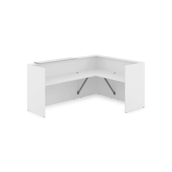 1КР-КЛ.102.1 Комплект Ресепшн с фартуком HPL (2344*1765*1149) (с подсветкой)