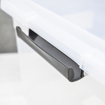 Ящик для хранения 14л с защелками "Keeplex Vision" (прозрачный кристалл)