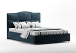 Мягкая двуспальная кровать "Пескара" с подъемным механизмом