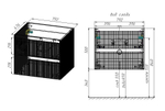 Тумба с раковиной Vincea Welle 80 VMC-2WL800MBG/VCB-4H800A бежевая матовая/раковина антрацит