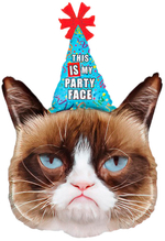 Фольгированные шары-фигуры «Котик в колпачке» в ассортименте, 74–81 см