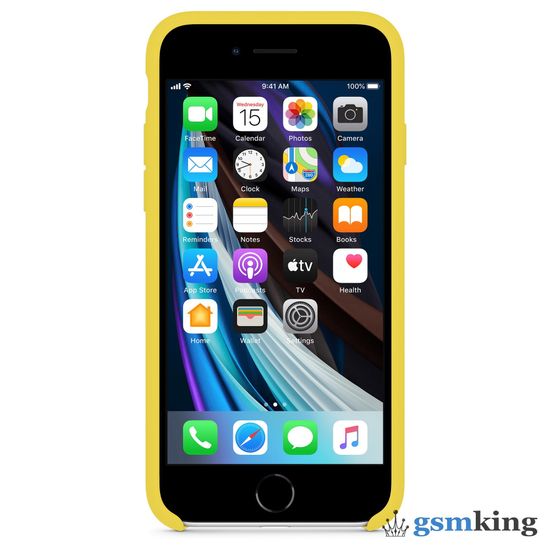 Silicone Case iPhone 7 | 8 | SE 2020 | 2022 Spring Yellow «Жёлтый бутон»