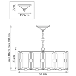 Подвесная люстра Lightstar NOVARA 713267