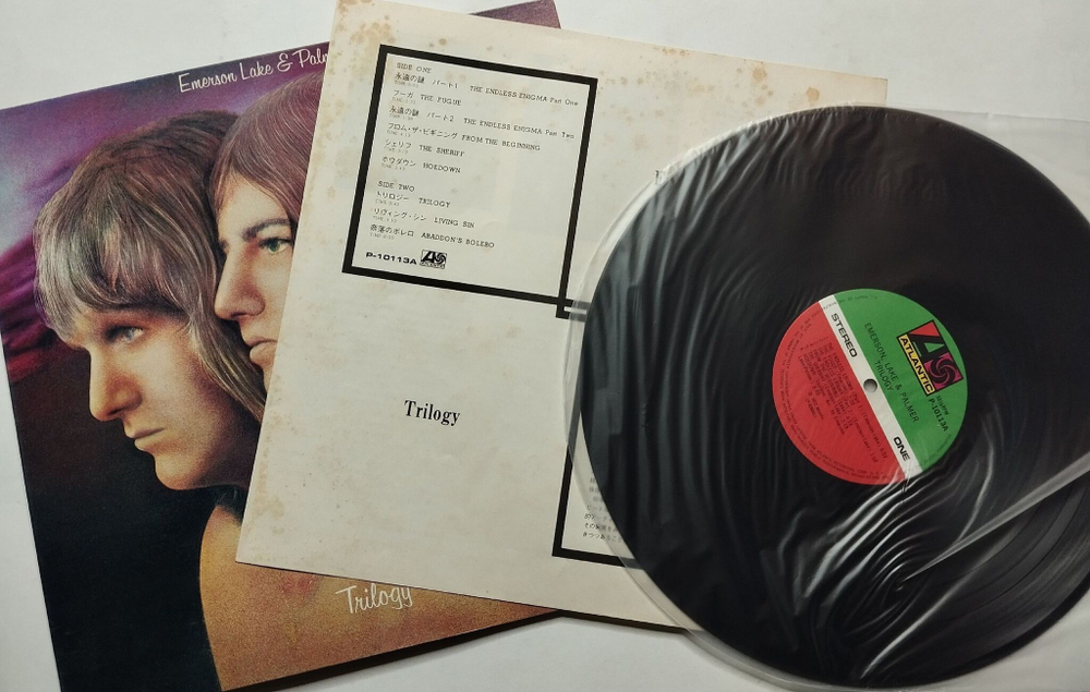 Винтажная виниловая пластинка LP Emerson, Lake and Palmer Trilogy (Japan 1976) (No Obi)