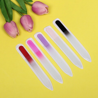 Пилка для ногтей стеклянная в пакете «Ultramarine», двухцветная, 14см.