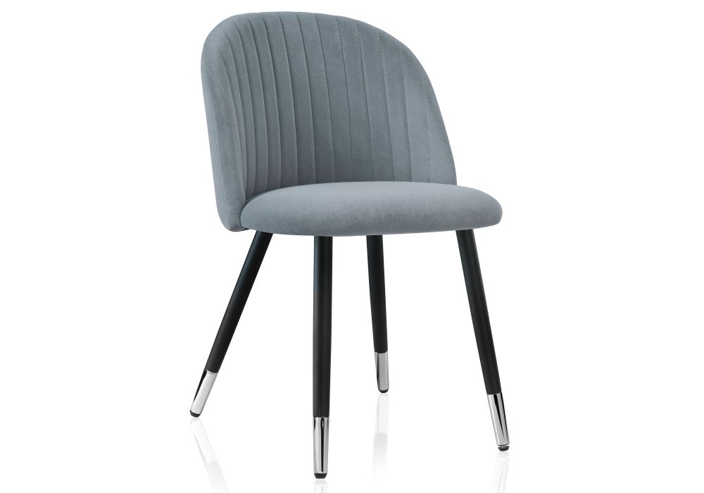 Стул на металлокаркасе Gabi gray / black