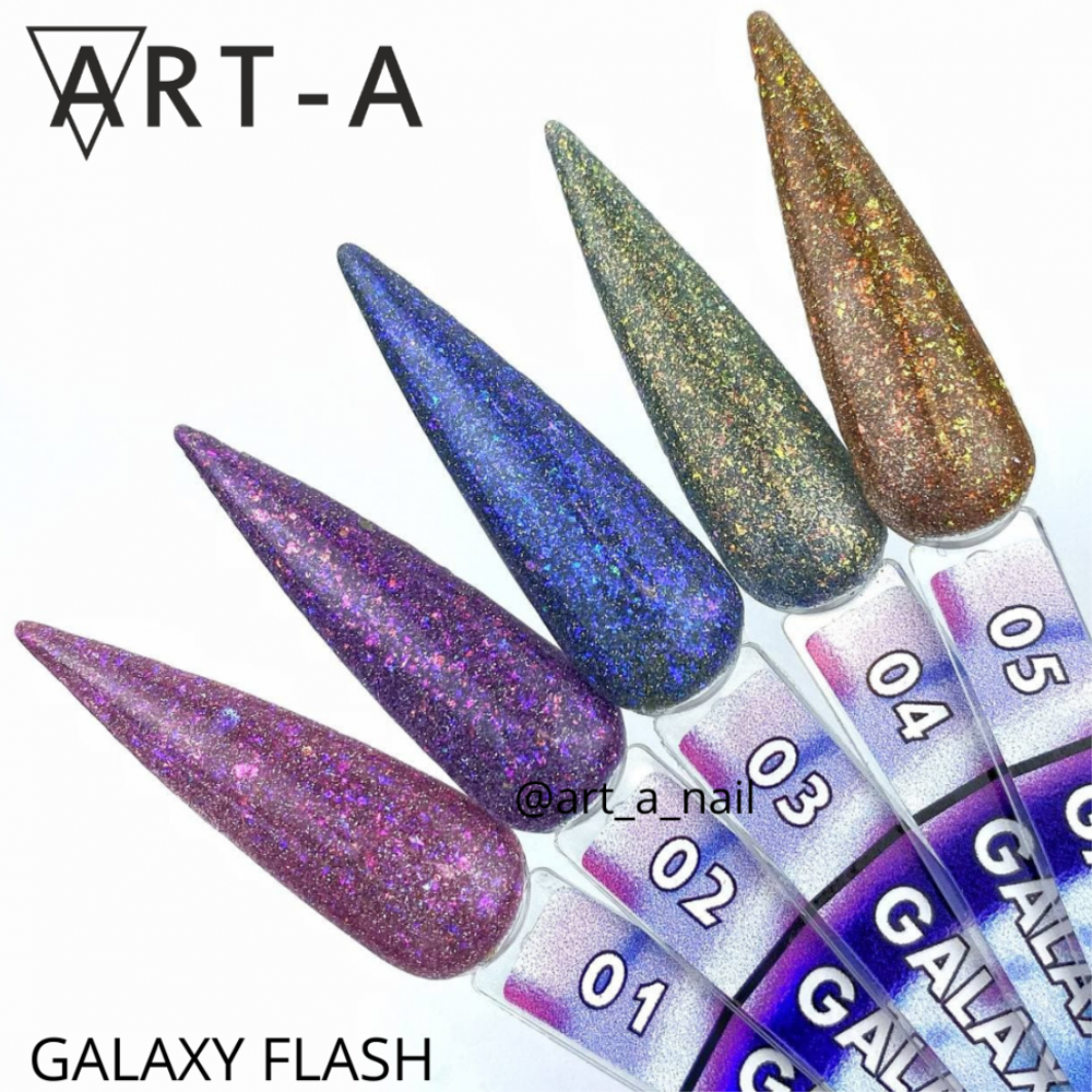 ART-A Гель-лак Galaxy Flash 03, 8 мл