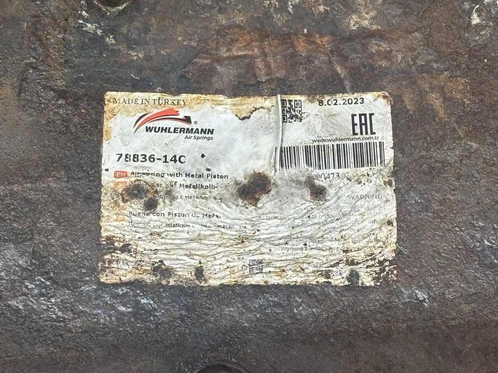 Подушка пневмоподвески задняя 2023г