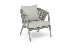 "Амстердам" кресло из искусственного ротанга, цвет серый