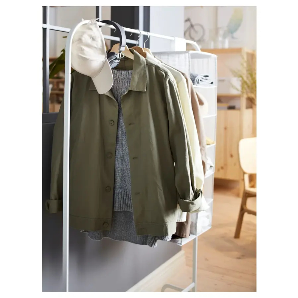 Вешалка напольная - IKEA MULIG/МУЛИГ ИКЕА, 152х99 см, белый