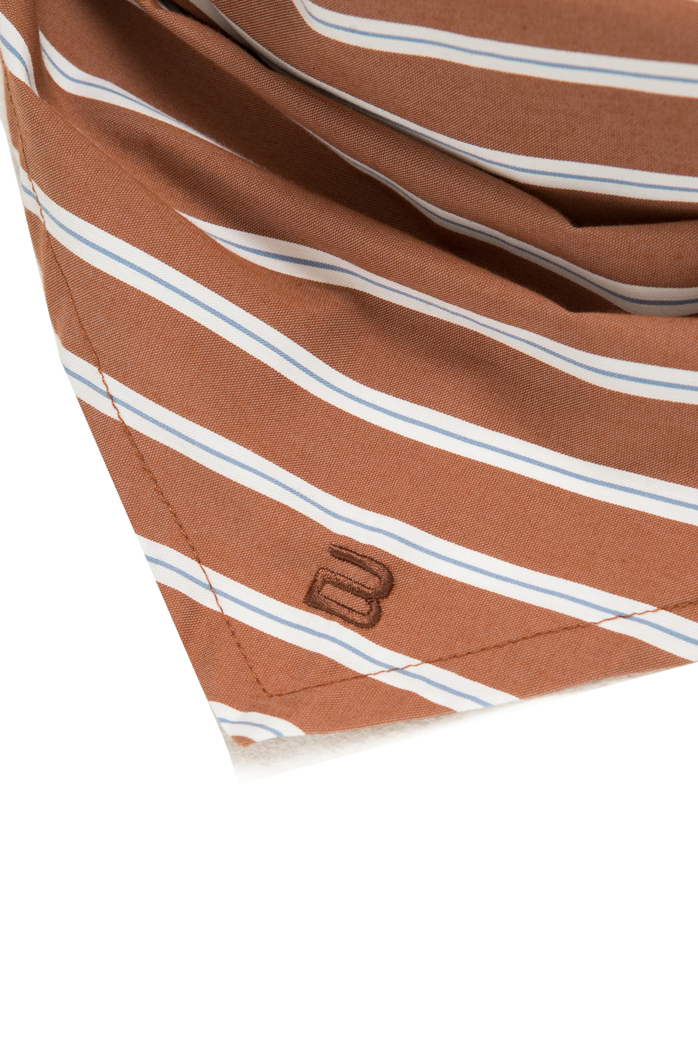 «Relaxed cotton» Косынка из хлопка с вышивкой.