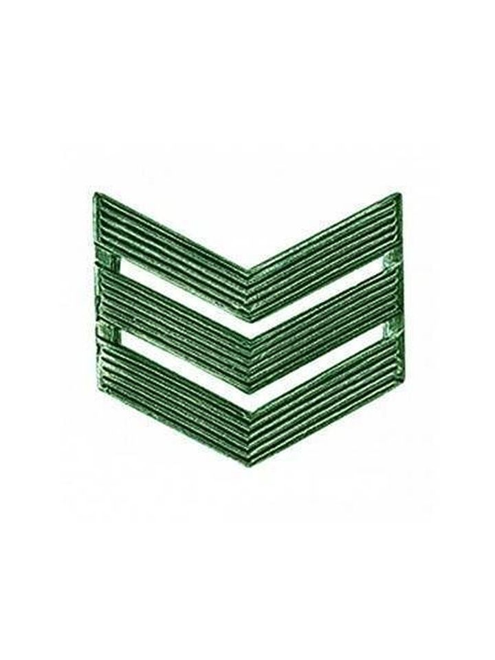 Лычка сержант металлическая полевая