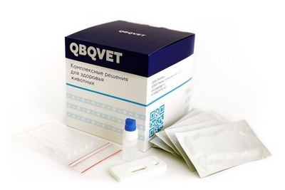 Экспресс-тест QBQVET Коронавирус кошек (FCoV Ab)