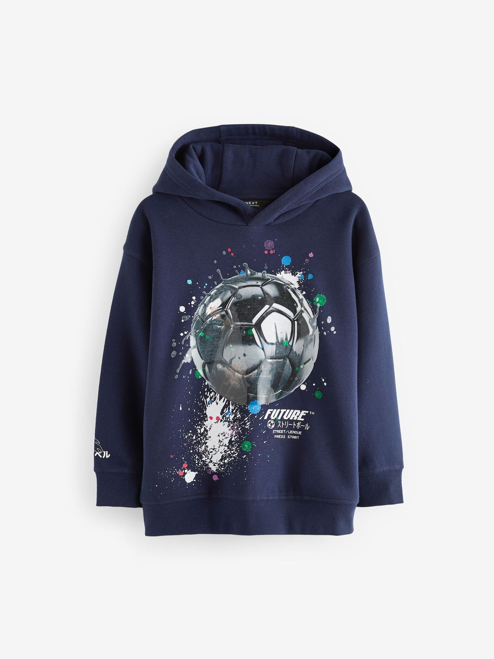 Толстовка с капюшоном для мальчика Next 784-351, Темно-синий